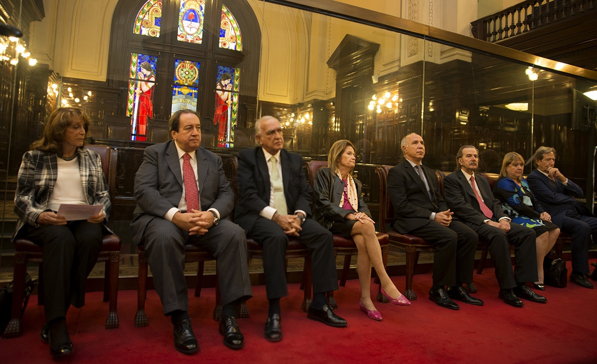 La Corte Suprema particip de un acto en homenaje a Julio Csar Strassera por su desempeo como fiscal en el Juicio a las Juntas Militares