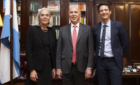 Lorenzetti recibi a la presidenta del Superior Tribunal de Justicia de Brasil